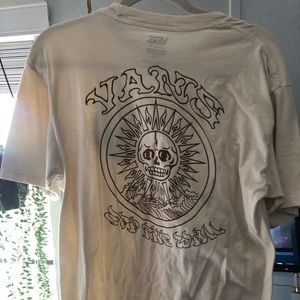 Vans beige off the wall T-shirt